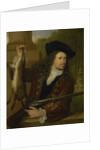 Portrait of Jan de Hooghe, Brother of Anna de Hooghe in Hunting Costume by Ludolf Bakhuysen