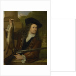 Portrait of Jan de Hooghe, Brother of Anna de Hooghe in Hunting Costume by Ludolf Bakhuysen