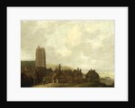 View of Egmond-aan-Zee, The Netherlands by Ludolf Bakhuysen