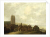 View of Egmond-aan-Zee, The Netherlands by Ludolf Bakhuysen