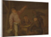 Peasants Drinking in a Barn by Pieter Hermansz. Verelst