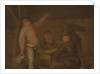 Peasants Drinking in a Barn by Pieter Hermansz. Verelst