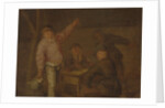 Peasants Drinking in a Barn by Pieter Hermansz. Verelst