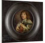 Portrait of a lute player by Anonymous