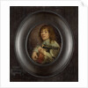 Portrait of a lute player by Anonymous