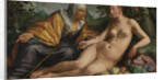 Vertumnus and Pomona by Hendrick Goltzius
