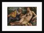 Vertumnus and Pomona by Hendrick Goltzius