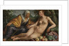 Vertumnus and Pomona by Hendrick Goltzius