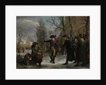 General Daendels Taking Leave of Lieutenant-Colonel Krayenhoff, Adriaan de Lelie by Egbert van Drielst
