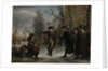 General Daendels Taking Leave of Lieutenant-Colonel Krayenhoff, Adriaan de Lelie by Egbert van Drielst