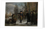 General Daendels Taking Leave of Lieutenant-Colonel Krayenhoff, Adriaan de Lelie by Egbert van Drielst