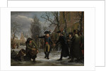 General Daendels Taking Leave of Lieutenant-Colonel Krayenhoff, Adriaan de Lelie by Egbert van Drielst