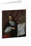 Portrait of the Painter Willem van de Velde II by Lodewijk van der Helst
