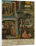 Four scenes from the legend of St Elizabeth of Hungary by Anonymous