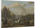 Riding School by Johannes Lingelbach
