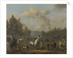 Riding School by Johannes Lingelbach