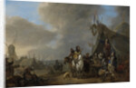 In Camp by Johannes Lingelbach