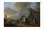 In Camp by Johannes Lingelbach