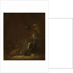 Still life with implements of war by Jan Jansz. Buesem