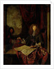 Portrait of Carel Quina, Knight of the Holy Sepulchre and Amsterdam-born explorer of Asia by Jacob Toorenvliet