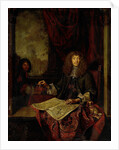 Portrait of Carel Quina, Knight of the Holy Sepulchre and Amsterdam-born explorer of Asia by Jacob Toorenvliet