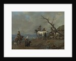Country Road with Hunters and Peasants by Johannes Lingelbach