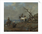 Country Road with Hunters and Peasants by Johannes Lingelbach
