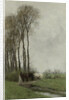 Horses at the gate by Anton Mauve