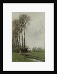 Horses at the gate by Anton Mauve