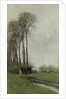 Horses at the gate by Anton Mauve
