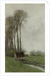 Horses at the gate by Anton Mauve