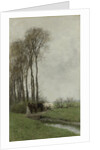 Horses at the gate by Anton Mauve