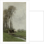 Horses at the gate by Anton Mauve