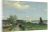 The Trekvliet Shipping Canal near Rijswijk, known as the View near the Geest Bridge, The Netherlands by Johan Hendrik Weissenbruch