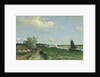 The Trekvliet Shipping Canal near Rijswijk, known as the View near the Geest Bridge, The Netherlands by Johan Hendrik Weissenbruch