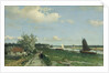 The Trekvliet Shipping Canal near Rijswijk, known as the View near the Geest Bridge, The Netherlands by Johan Hendrik Weissenbruch