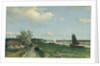 The Trekvliet Shipping Canal near Rijswijk, known as the View near the Geest Bridge, The Netherlands by Johan Hendrik Weissenbruch