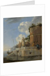 A Coastal Ruin in Italy by Jan Asselijn