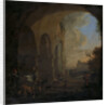 Shepherds with their Animals under an Arch of the Colosseum in Rome by Jan Asselijn