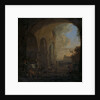Shepherds with their Animals under an Arch of the Colosseum in Rome by Jan Asselijn
