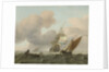 Rough Sea with Ships by Ludolf Bakhuysen