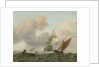 Rough Sea with Ships by Ludolf Bakhuysen
