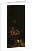 Triptych with an Allegory of Art Education, left panel, Night School by Willem Joseph Laquy