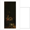 Triptych with an Allegory of Art Education, left panel, Night School by Willem Joseph Laquy