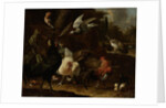 Birds in a Park by Melchior d' Hondecoeter