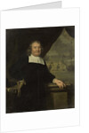 Portrait of a captain or ship-owner by Michiel van Musscher