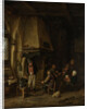 The Skaters, Peasants in an Interior by Adriaen van Ostade