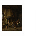 The Skaters, Peasants in an Interior by Adriaen van Ostade