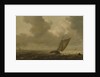Fishing boat with the wind in the sails by Pieter Mulier I