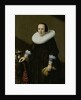 Portrait of Geertruyd Reael, Wife of Philips Denijs by Huygh Pietersz Voskuyl